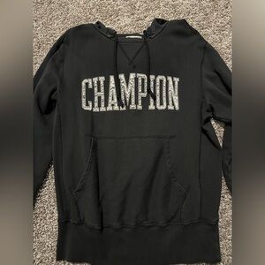 Black Size S champion hoodie
